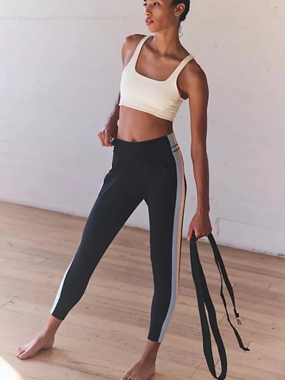 NWT Free People Never Better Color block Jogger Leggings Medium